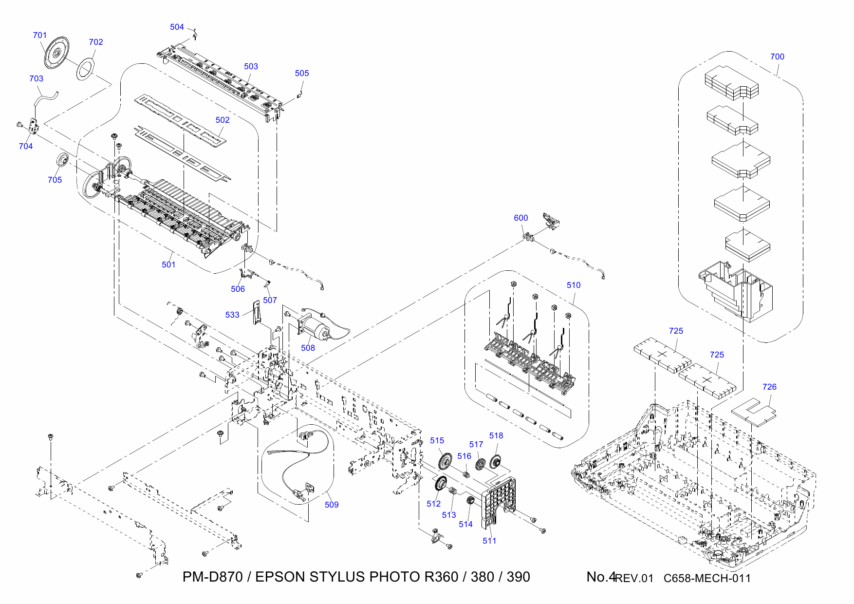 EPSON StylusPhoto R360 R380 R390 Parts Manual-6 EPSON StylusPhoto R360 R380 R390 Parts Manual-6
